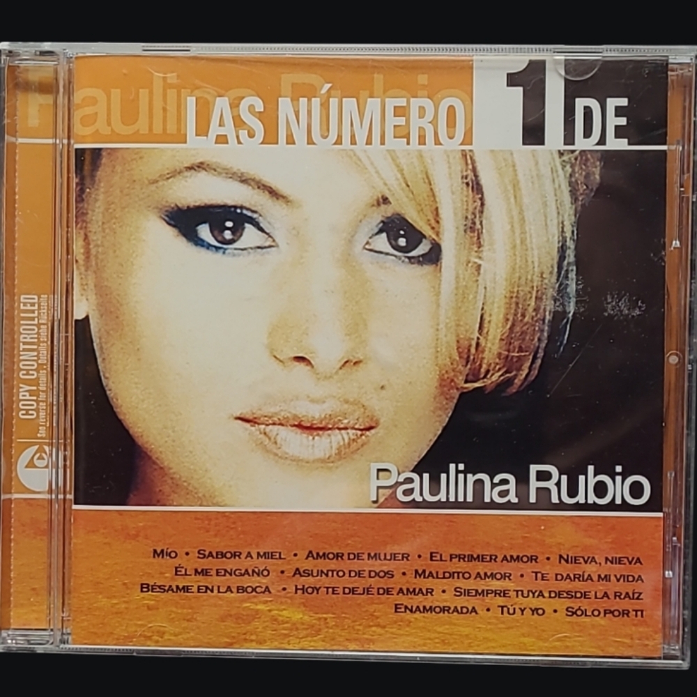 MUSIC CD  2005 "PAULINA RUBIO" LAS NUMERO 1 DE